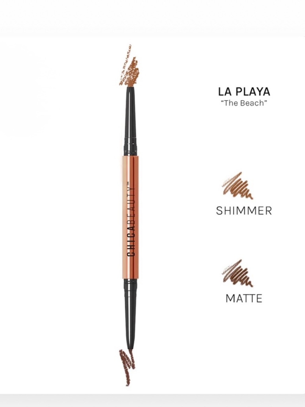 Chica Beauty- Duo Gel Eyeliners (Shimmer + Matte)